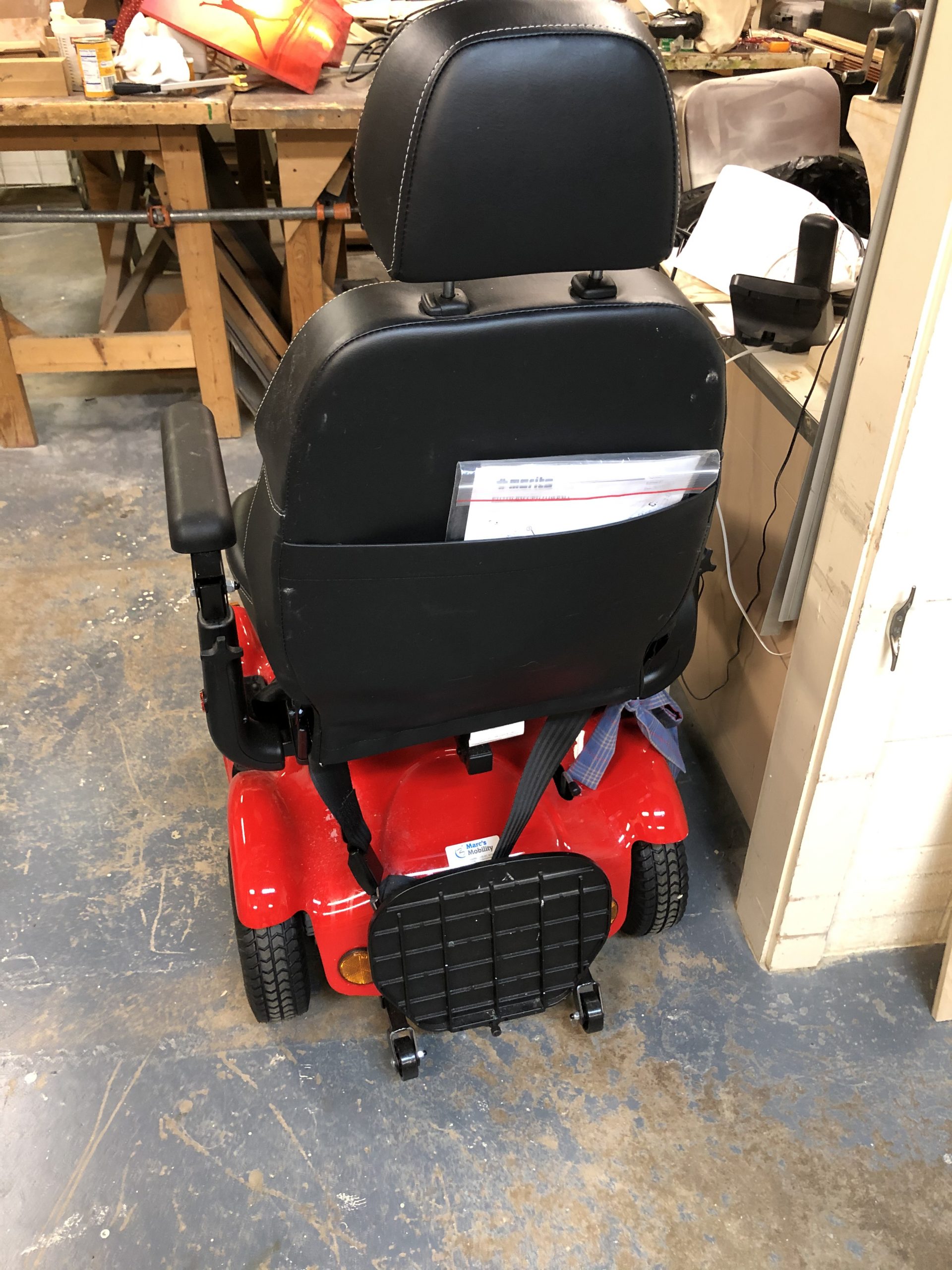 Cherry Red Merits P312 Power Wheelchair - Buy & Sell Used Electric