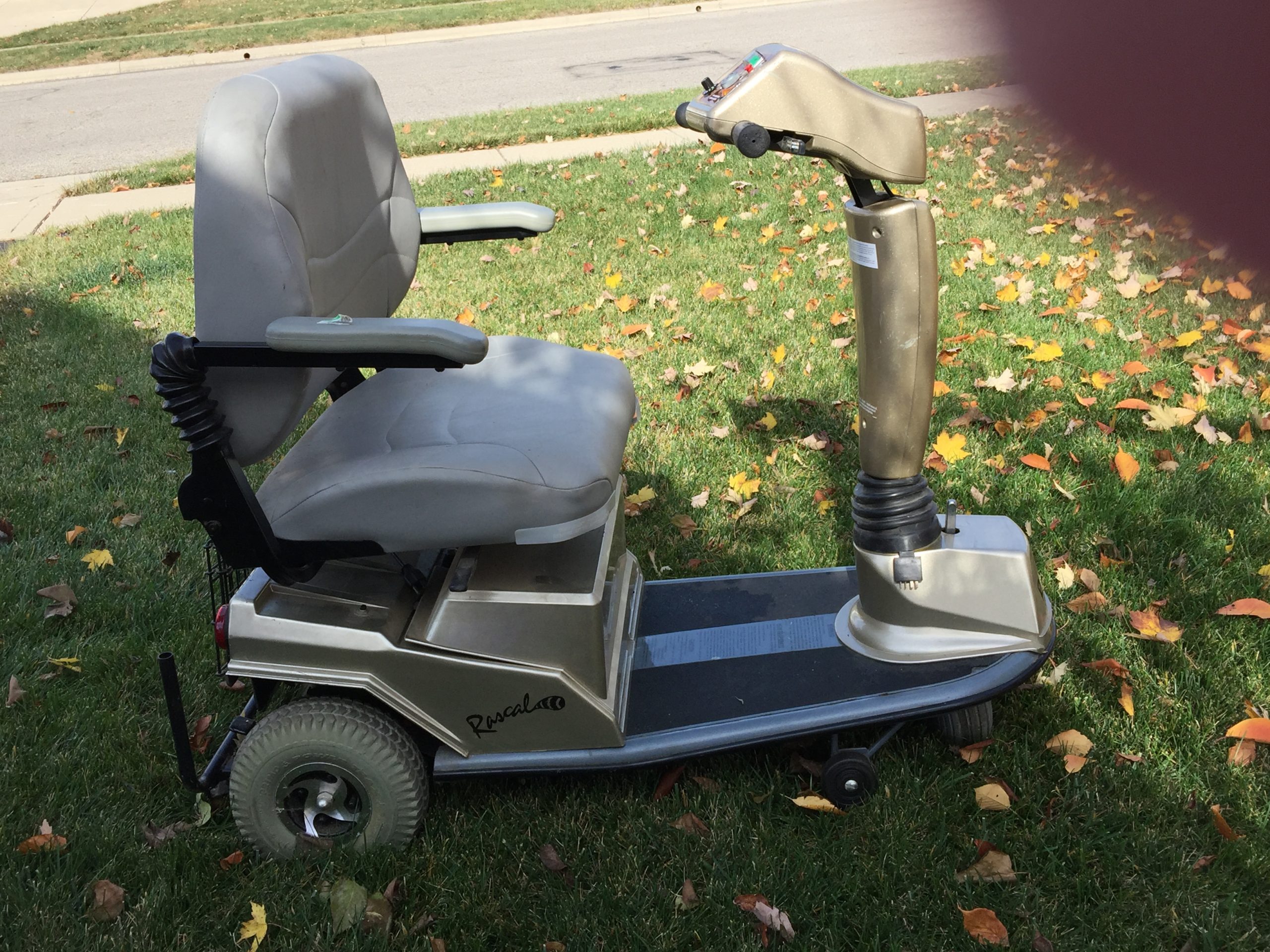 3 Wheel Rascal 245 Scooter Heavy Duty 500 Pounds New Batteries Minimal