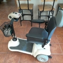 Shoprider Mobility Scooter with Lift and U-haul Trailer Hitch Receiver