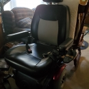 Heavy duty power wheelchair- like new!