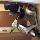 Like new gold 3 wheel  electric mobility scooter
