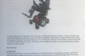 Quantum Q6 Edge 3.0 Power Rehab Wheelchair – Tilt, Recline, & Hydraulic Leg Lift
