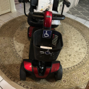 Pride Go Go S74 Scooter with Red and Blue Accent Panels – Almost New Used 9 times