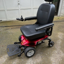Red 2020 Jazzy Elite ES Portable Mobility Chair by Pride Mobility Products