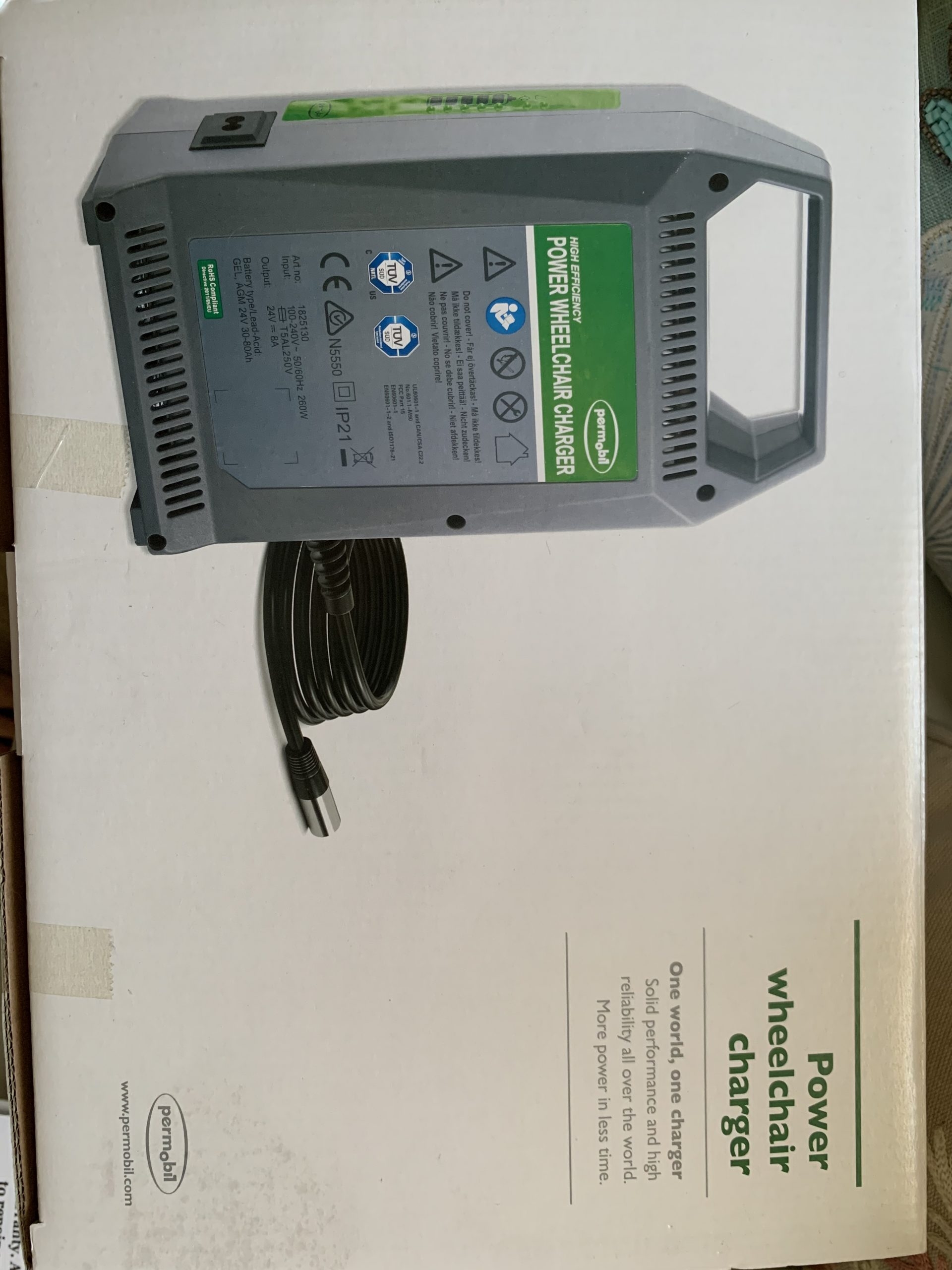 Like New 2018 Permobil F3 Corpus Power Wheelchair with Battery/Charger