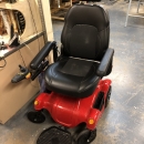 Cherry Red Merits P312 Power Wheelchair