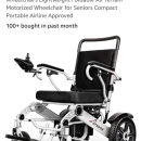 Long range folding electric wheelchair