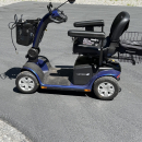 Pride Victory 10 Scooter in Blue and Black