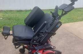 Used Invacare TDXSP2-MCG Power Wheelchair
