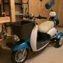 Mobility Scooter -Classy Metallic Blue -400 lb limit seats 2